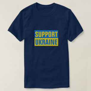 ウクライナトラクター牽引タンクを支ロシアの持する Tシャツ