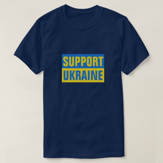 ウクライナトラクター牽引タンクを支ロシアの持する Tシャツ (デザイン正面)