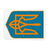 ウクライナトリズブ マグネット (横)