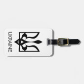 ウクライナトリズブ ラゲッジタグ (正面横)