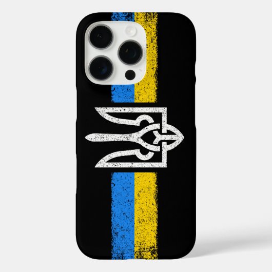 ウクライナトリデント – ウクライナ国旗の記号 Case-Mate iPhoneケース (裏面)