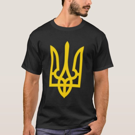 ウクライナトリデント Tシャツ (正面)