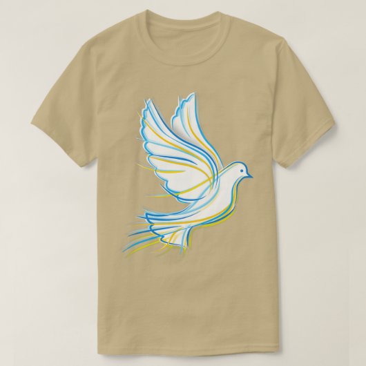 ウクライナドーブ Tシャツ (デザイン正面)