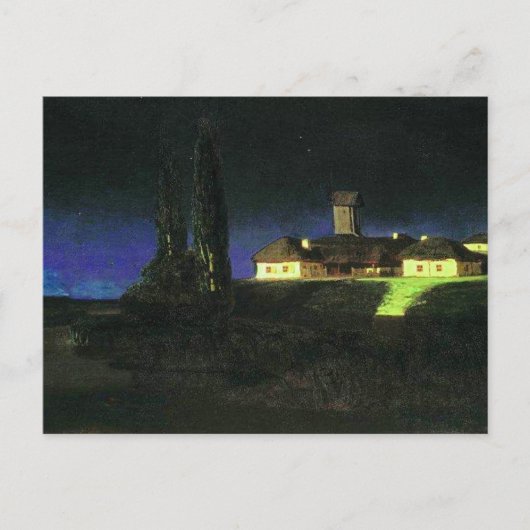 ウクライナナイトバイアルキップクインジハガキ ポストカード (正面)