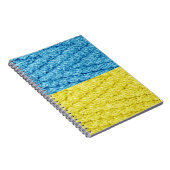 ウクライナニット国旗 ノートブック (右側)