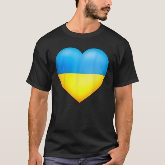 ウクライナハートストップ戦 Tシャツ (正面)