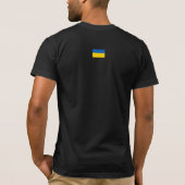 ウクライナバヤクラクタルウクライナ国旗Tシャツ(両面) Tシャツ (裏面)