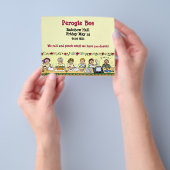 ウクライナパイロヒペロギーヴァレニーキピエロギー チラシ (手)