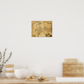 ウクライナパノラママップウクライナ ポスター (キッチン)