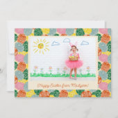 ウクライナピサンキーエッグカスタムフォトイースター 招待状 (正面)