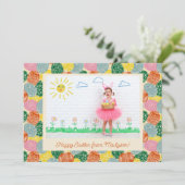 ウクライナピサンキーエッグカスタムフォトイースター 招待状 (スタンド正面)