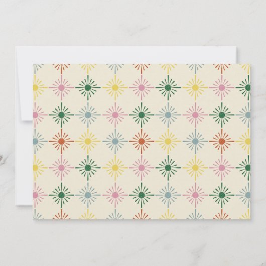 ウクライナピサンキーエッグカスタムフォトイースター 招待状 (裏面)