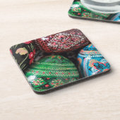 ウクライナピサンキー – イースターエッグ コースター (左側)