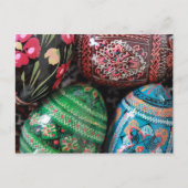 ウクライナピサンキー – イースターエッグ シーズンポストカード (正面)