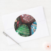 ウクライナピサンキー – イースターエッグ ラウンドシール (封筒)