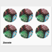 ウクライナピサンキー – イースターエッグ ラウンドシール (シート)