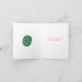 ウクライナピサンキ飾エッグハッピーイースター カード (内部)