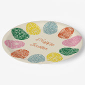 ウクライナピサンキ飾エッグハッピーイースター ペーパープレート (アングル)