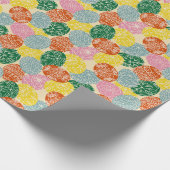 ウクライナピサ飾ンキイースターエッグパターン（の模様が）ある ラッピングペーパー (角)