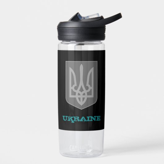 ウクライナフィットネスとウクライナコートの腕/フラグ ウォーターボトル (左面)