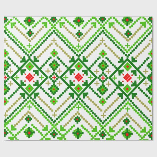 ウクライナフォークアインスパイアート ラッピングペーパー (フラット)