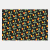 ウクライナフォーク花柄。ウクライナ ラッピングペーパーシート (正面3)