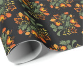 ウクライナフォーク花柄。ウクライナ ラッピングペーパー (ロールコーナー)