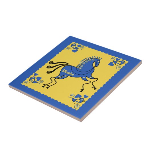 ウクライナフォーク芸術 タイル (側面)