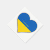 ウクライナフラグブルーイエローサンダー_コーブナプキンズ スタンダードカクテルナプキン (角)