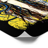 ウクライナフラッグファッショナブルウクライナジークヴィレッジ ポスター (角)