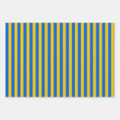 ウクライナブルーとイエローギフト ラッピングペーパーシート (正面3)