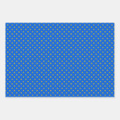 ウクライナブルーとイエローギフト ラッピングペーパーシート (正面2)