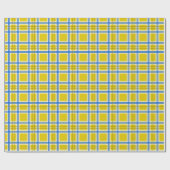 ウクライナプライド青と黄色の贈り物 ラッピングペーパー (フラット)