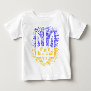 ウクライナヘラドライトリデントリズブ散乱星 ベビーTシャツ