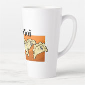 ウクライナペロおもしろいギピエロギペロヒ カフェラテマグ (右)