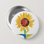 ウクライナボタンのサポート 缶バッジ (正面&裏面)