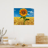 ウクライナポスターを掲げる ポスター (キッチン)