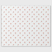 ウクライナポピーの花の柄。ウクライナ ラッピングペーパー (フラット)