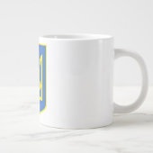 ウクライナマグウクライナコートオブアームズを支持 ジャンボコーヒーマグカップ (右)