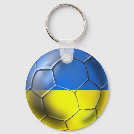 ウクライナユーロ2012とブラジル2014ワールドカップサッカー キーホルダー (正面)