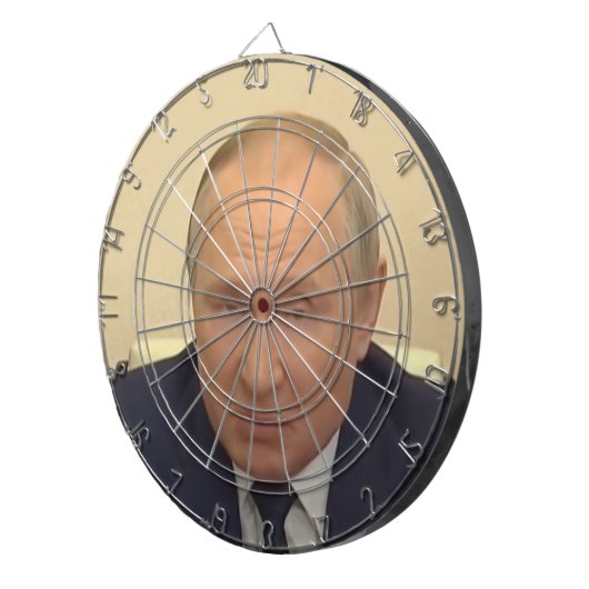 ウクライナロシアの大統領ウラジミール・プーチン侵略者 ダーツボード (正面右)