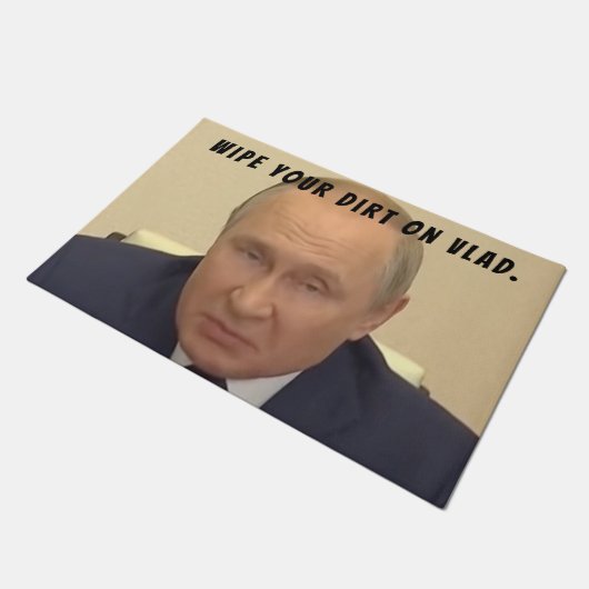 ウクライナロシアの大統領ウラジミール・プーチン侵略者 ドアマット (アングル)