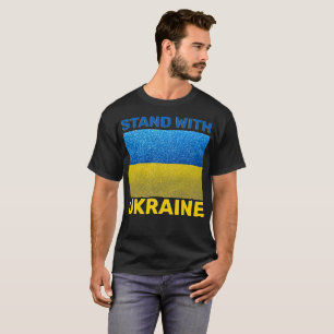 ウクライナワールドピースウクライナグリッター Tシャツ