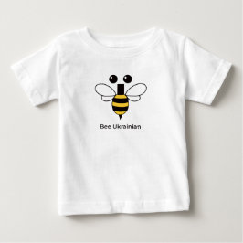 ウクライナンビーハチおくるみベビーTシャツ ベビーTシャツ