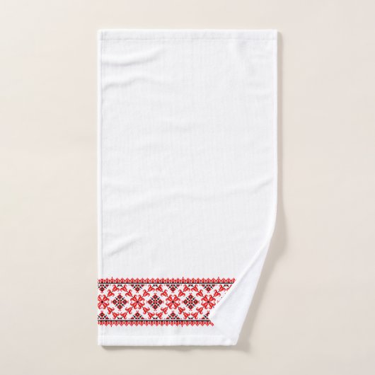 ウクライナヴィシュヴァンカデザイン バスタオルセット (ハンドタオル)