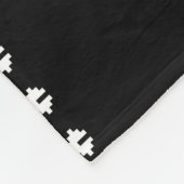 ウクライナヴィシュヴァンカ：民族オーナメント融合 フリースブランケット (角)