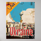 ウクライナヴィンテージ旅行ポスター ポスター (正面)