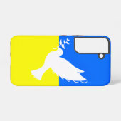 ウクライナ三星銀河ケース平和鳩をサポート SAMSUNG GALAXYケース (裏面横)