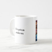 ウクライナ人のイースターエッグのマグ コーヒーマグカップ (正面左)