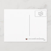 ウクライナ人のイースターエッグの民芸を賛美するイースター シーズンポストカード (裏面)